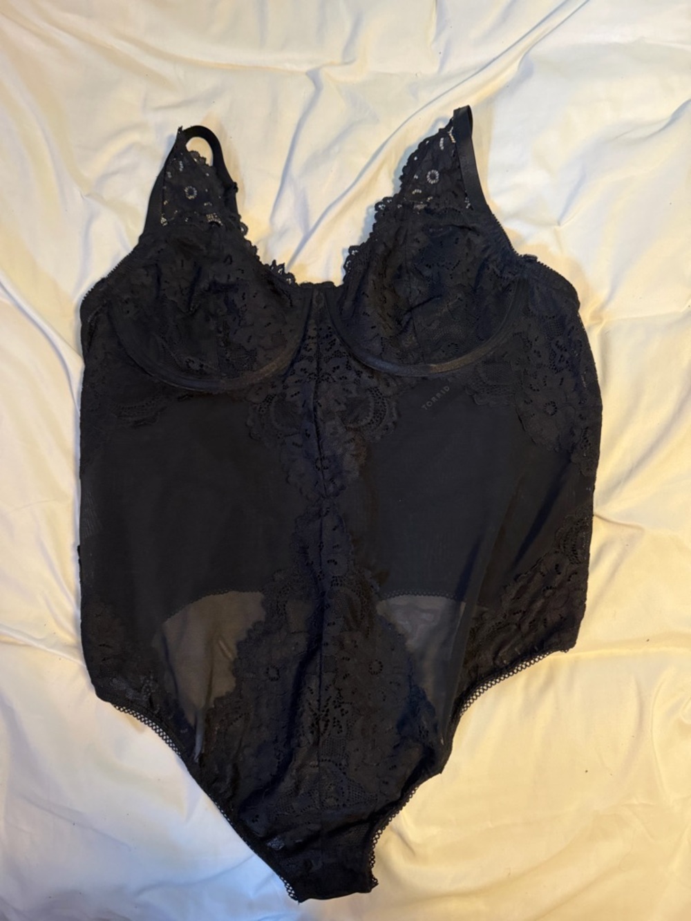torrid Black Lace Bralette Bodysuit